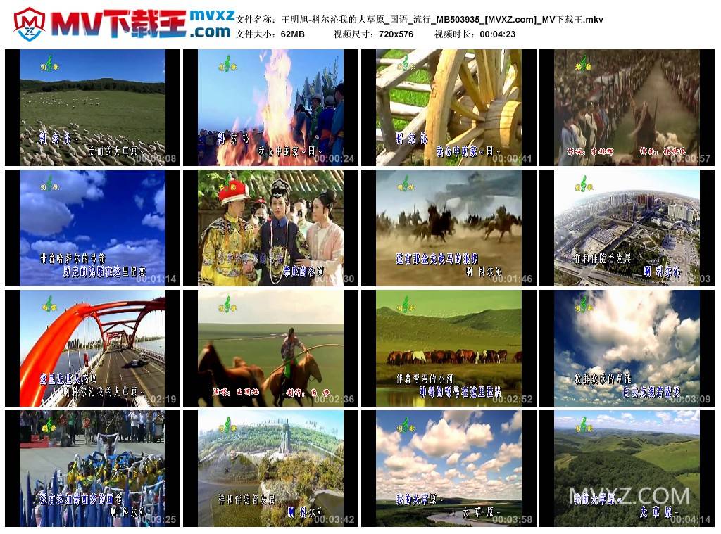 王明旭-科尔沁我的大草原_国语_流行_MB503935